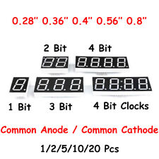 Usado, Tela de LED vermelha ânodo/cátodo comum 0,28/0,36/0,4/0,56/0,8" 1-4 bits 7 segmentos comprar usado  Enviando para Brazil