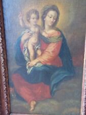 Vierge enfant huile d'occasion  Lestrem
