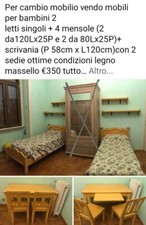 Cameretta bambini unisex usato  Roma