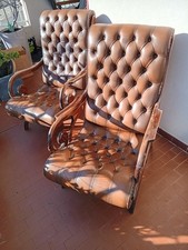 Paire fauteuils chesterfield d'occasion  Toulon-