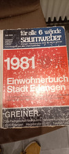 Einwohnerbuch stadt erlangen gebraucht kaufen  Nürnberg
