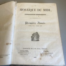 Livre 1838 mosaïque d'occasion  Chameyrat