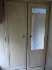 Pair caravan wardobe for sale  CONWY