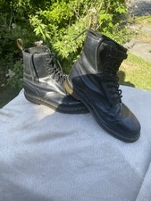 Martens black leather for sale  WARRINGTON