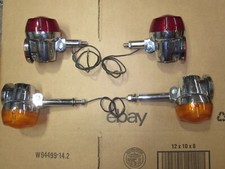 Conjunto completo de seta cromado OEM para Suzuki GT750 GT550 72 - 77 qualidade piloto comprar usado  Enviando para Brazil