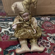 Porcelain clown jester for sale  Millington