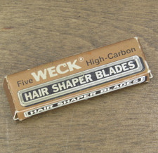 5 lâminas de barbear modeladoras de cabelo vintage Weck, usado comprar usado  Enviando para Brazil