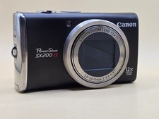 Câmera Digital Canon PowerShot SX200IS 12.1 MP 12x Zoom Preta LEIA Descrição comprar usado  Enviando para Brazil
