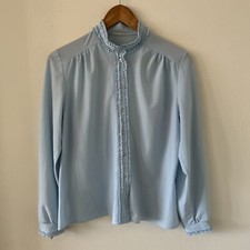 Vintage ruffle blouse for sale  WORTHING
