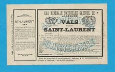 Etiquette eau minerale d'occasion  Aubenas