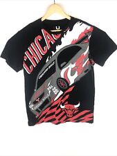 Camiseta Chicago Bulls NBA carro de corrida grande gráfica preta, usado comprar usado  Enviando para Brazil