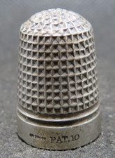 Antique steel thimble for sale  DEESIDE