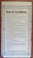 Rules love making for sale  Dover
