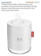 Portable mini humidifier for sale  Surprise
