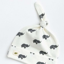 Boné de nó superior ajustável algodão estampa de elefante branco e cinza Monica + Andy Baby comprar usado  Enviando para Brazil