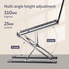 Suporte de laptop de alumínio para Macbook ajustável portátil dobrável suporte para notebook comprar usado  Enviando para Brazil