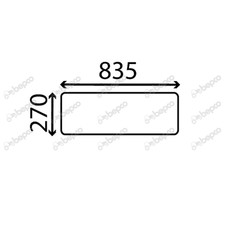 Heckscheibe 495xl 595xl gebraucht kaufen  Stapel