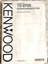 Kenwood 870s bedienungsanleitu usato  Italia