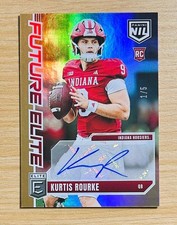 2025 Donruss Elite KURTIS ROURKE GOLD RC Auto /5 Future Elite, Indiana/49ers QB na sprzedaż  Wysyłka do Poland