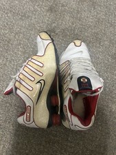 Tênis de corrida Nike Shox Superfly feminino/masculino tamanho 8 2008 branco/vermelho universitário. comprar usado  Enviando para Brazil