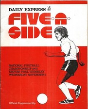 wembley programme for sale  FARINGDON