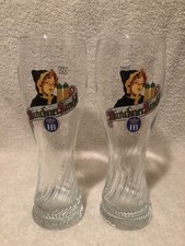 2 Munchner com especiarias Hb Cervejaria .4L Swirl Pilsner Cerveja Óculos Prosit Criança 9.5" K comprar usado  Enviando para Brazil