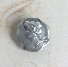 Antique silver button d'occasion  Expédié en Belgium