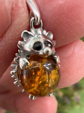 Amber crystal hedgehog for sale  BRIXHAM