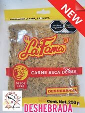 LA FAMA MACHACADO CARNE SECA DE RES DESHEBRADA BEEF JERKEY 250g Desde 1926❤️🚚 comprar usado LA FAMA MACHACADO CARNE SECA DE RES DESHEBRADA BEEF JERKEY 250g Desde 1926❤️🚚 comprar usado  Enviando para Brazil
