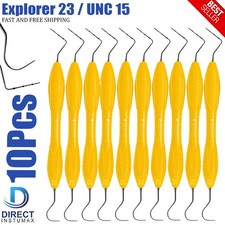 10 Dental Explorer-Probe 23/15UNC Silicone Handle High Quality Dental Instrument comprar usado 10 Dental Explorer-Probe 23/15UNC Silicone Handle High Quality Dental Instrument comprar usado  Enviando para Brazil