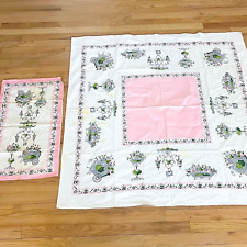 Set vintage tablecloth for sale  Mendham