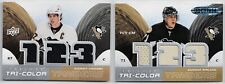 Camiseta 2008-09 Upper Deck Trilogy Tri-Color Tandems Sidney Crosby Evgeni Malkin comprar usado  Enviando para Brazil