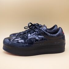 Sapato Converse One Star Plataforma Boi Preto Patente Feminino Tamanho 6 comprar usado  Enviando para Brazil