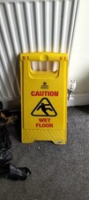 Caution wet floor for sale  PERSHORE