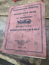 Original norton 16h for sale  SWADLINCOTE