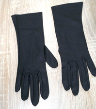 Schwarze stoff handschuhe gebraucht kaufen  Laubach