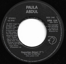 Paula abdul opposites for sale  WELLINGBOROUGH