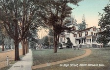 SOUTH NORWALK, CT ~ HIGH STREET, CASAS, PUB. VALENTINE #208476 ~ 1910s comprar usado  Enviando para Brazil