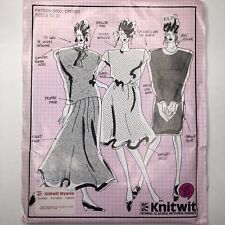 Usado, Padrão de costura Knitwit 5000 sem cortes vintage anos 80 tamanho 6 - 22 vestidos linha A comprar usado  Enviando para Brazil