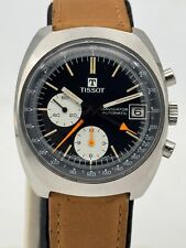 Vintage Tissot Navigator Cronógrafo Automático Preto Panda Lemania 1341 Relógio comprar usado  Enviando para Brazil