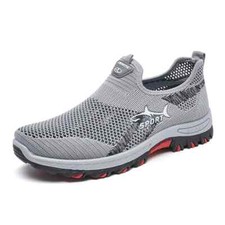 Botas de caminhada masculinas de verão respiráveis com um pedal sapatos preguiçosos de sola macia ao ar livre, usado comprar usado  Enviando para Brazil