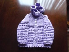 Hand knitted baby for sale  MIDDLESBROUGH