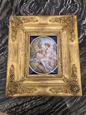 Antique painting enamel d'occasion  Expédié en Belgium