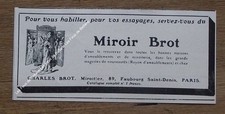 Publicité ancienne miroir d'occasion  Beaumont-de-Lomagne