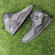 Solas Jordan 10 Shadow tamanho 9 CDP preto cinza estão começando a se desprender ver fotos, usado comprar usado  Enviando para Brazil