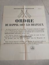 Rare affiche ordre d'occasion  Montpellier-
