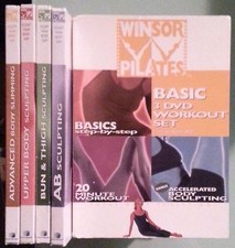 Usado, Winsor Pilates lot Bun and Thigh, AB Sculpting, Advanced, Upper Body,20 Minutes  comprar usado  Enviando para Brazil