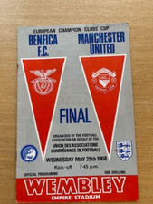 Manchester united benfica for sale  SHEFFIELD