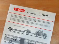Wiking bild preisliste gebraucht kaufen  Erftstadt
