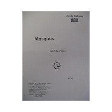 Piano Debussy Claude Masks 1952 comprar usado  Enviando para Brazil